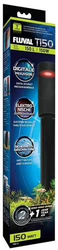Fluval T150 elektronischer Aquarienheizer der T-Serie 150 Watt - Länge 31,8cm