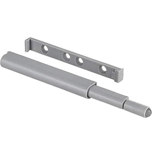 Gedotec Druck-Schnäpper Push-to-Open Kunststoff SLIM - Türöffner Grau, Automatik-Türschnapper für grifflose Schrank- & Schubladentüren