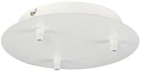 SLV FITU Triple Rosette, rund, weiß (132611) von SLV