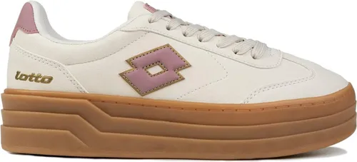 Lotto Plateausneaker - Gepolsterte Schaftkante in OFFWHITE/DK.ROSE - Sneaker low mit gepolsterter Schaftkante für zusätzlichen Komfort und sportlichen Stil. Ideal für lässige Outfits und den ganzen Tag.