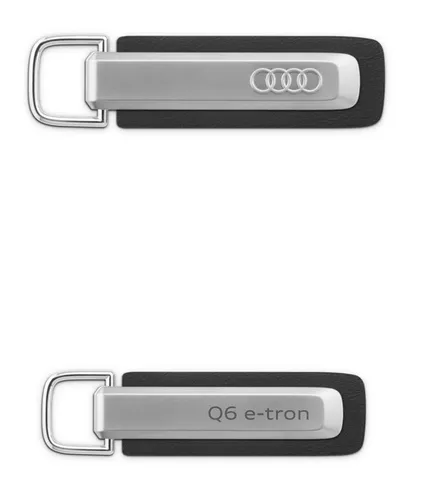 Original Audi Schlüsselanhänger Q6  e-tron Schlüsselanhänger Ringe Q6 -NEU/OVP-