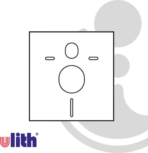 Ulith Schallschutz-Set für Wand-WC und Bidet - Profiausführung in 5 mm