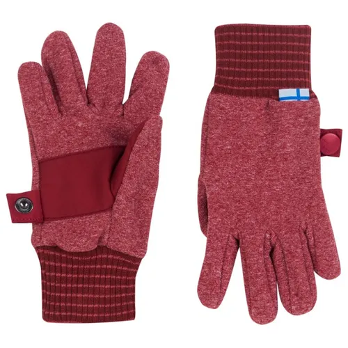 Finkid Sormikas Knit Handschuhe in Cranberry XL - Outdoor Handschuhe für Kinder, wasserdicht und atmungsaktiv, ideal für kalte und nasse Tage im Freien.
