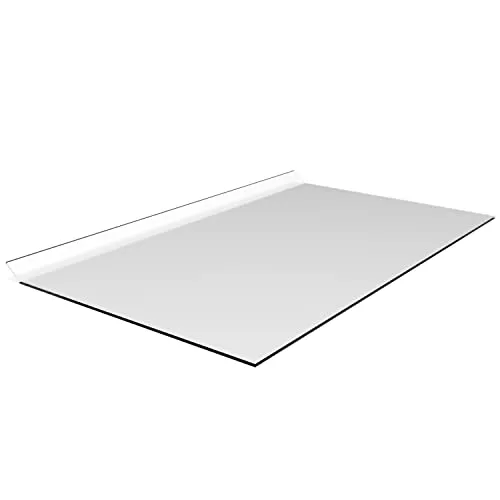 Hansen Werbetechnik Lichtschachtabdeckung Acryl/Kellerschachtabdeckung/Regenschutz für Lichtschacht flach aus Acrylglas zum Auflegen, 1100x550x32, Transparent