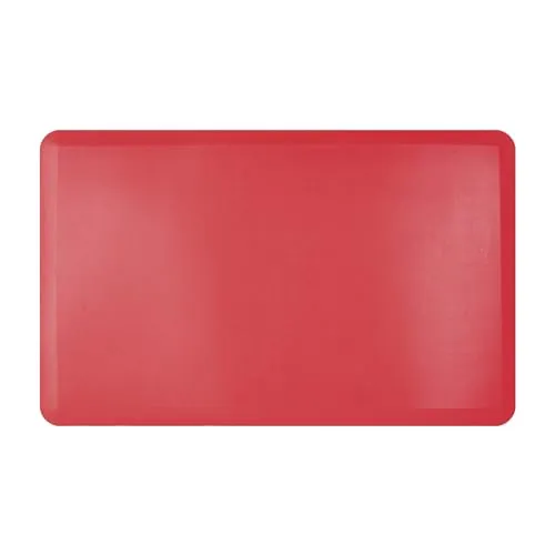 Art3d 1,2 cm Anti-Ermüdungsmatte Komfortmatte 71 x 44 cm Rot | gepolsterte Küchenmatte rutschfestes Schaumstoff-Komfortkissen für Stehpult Büro oder Garageboden