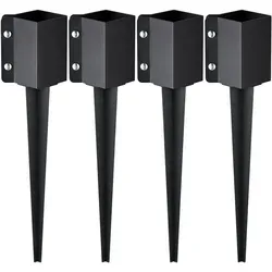 VEVOR 4er Set Einschlaghülsen für Gartenzaun