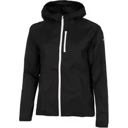 Under Armour Launch Lightweight Laufjacke Damen - Schwarz, Weiß, Größe L - Funktionsjacke mit UA Storm Technologie, die wasserabweisend ist und gleichzeitig Atmungsaktivität bietet – ideal für aktive Frauen.