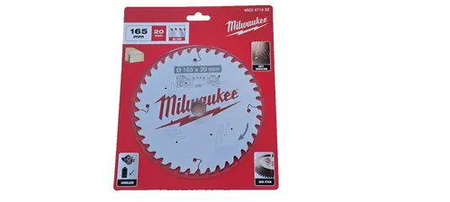 milw Milwaukee Kreissägeblatt 165/20mm 40Z Holz 4932471932