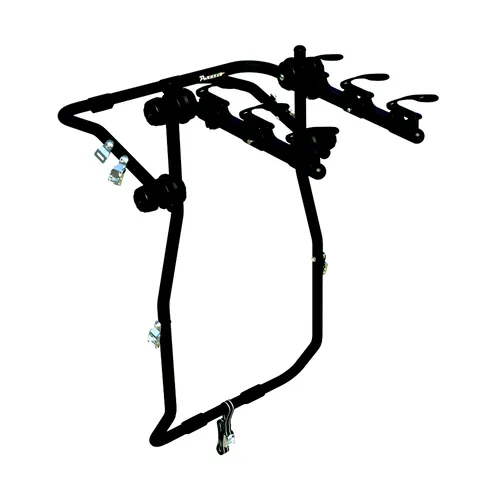 Peruzzo Milano-Stahl-Heckfahrradträger für 3 Fahrräder, 45 kg Tragkraft Schwarz