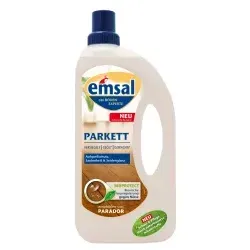 emsal Parkett Bodenreiniger 1,0 l - Sanfte Pflege für Holzfußböden - Haushaltsreinigungsmittel - Ideal für die schonende Reinigung und Pflege von Parkett, entfernt Staub und Schmutz ohne das Holz zu belasten.