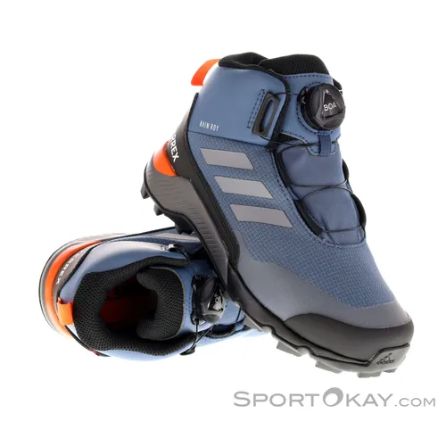 adidas Terrex Winter Mid BOA RAIN.RDY Wanderschuhe für Kinder - Wanderschuhe mit COLD.RDY Technologie und PrimaLoft Isolation für warme, trockene Füße. Ideal für Abenteuer in jedem Gelände dank griffiger Continental Gummi Außensohle.