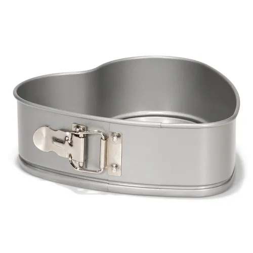 Patisse Silver Top Herzspringform - Herzkuchen - Backform antihaft Stahl 2er Set