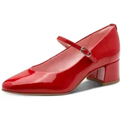 Tamaris Damen Pumps mit Blockabsatz, rot, 38 EU in rot von Tamaris
