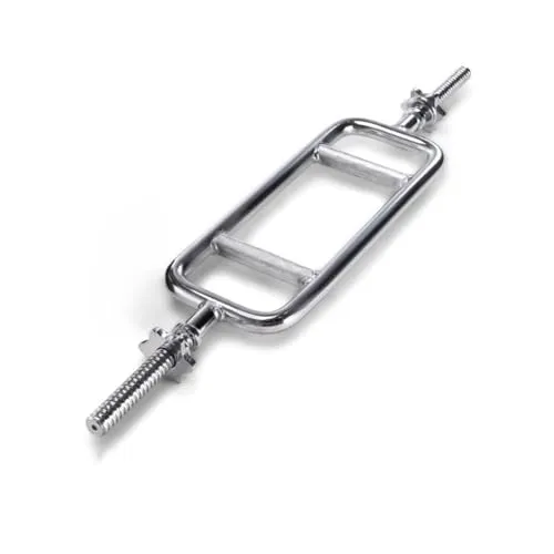 Trizepsstange 86 cm Kurzhantelstange Trizepsstange Curl Bar 25 mm Trizeps-Trainer mit Verschluss