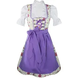 Edelnice Dirndl lila 32 in lila von Edelnice