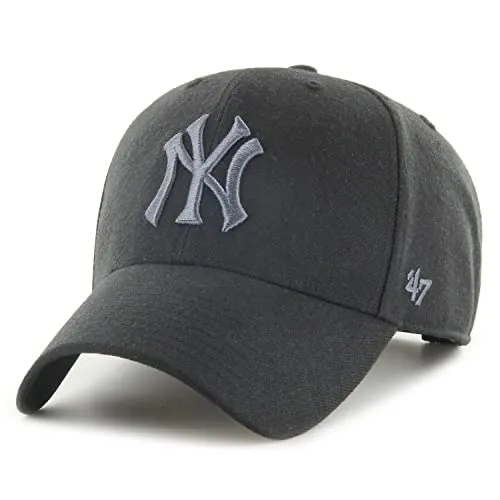 '47 Brand Curved Snapback Cap MLB New York Yankees schwarz
