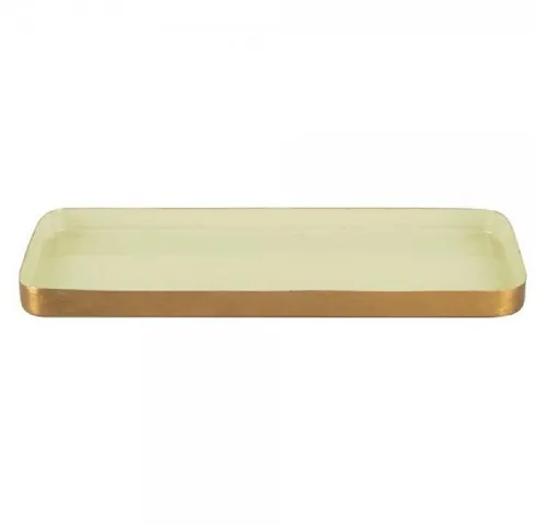 Present Time Tablett Tablett Platter Festive Small Sage Green (25x12,5cm)