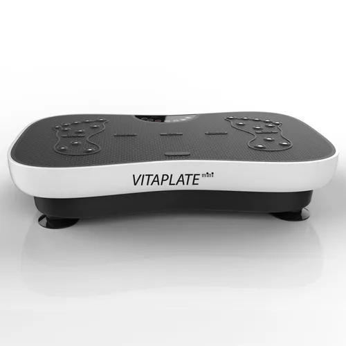 200W Vitaplate Mini Vibrationsplatte - Kompaktes Ganzkörper Trainingsgerät - Vibrationsplatte für effektives Heimtraining, 4 Programme, 99 Geschwindigkeitsstufen und Fernbedienung für individuellen Komfort. Ideal für Fitness und Entspannung!