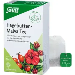 HAGEBUTTEN MALVA Tee Früchtetee Bio Salus Fbtl. 15