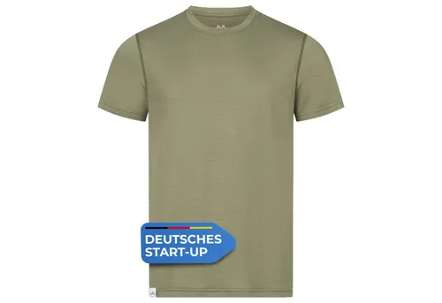 Alpenwert® Merino Shirt Herren – Perfektes Funktionsshirt für Outdoor-Aktivitäten - Hochwertiges Merino Shirt aus 100% Wolle für optimale Temperatur- und Feuchtigkeitsregulierung. Ideal für Sport und Freizeit, mit nahtlosem Design für höchsten Tragekomfort und natürliche Geruchsresistenz.