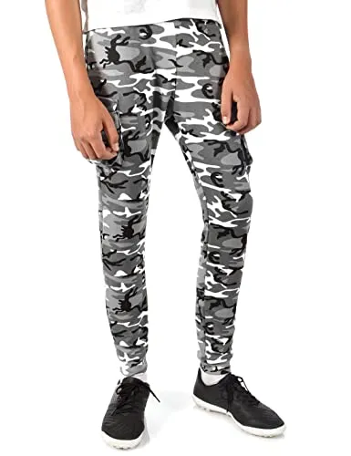 BEZLIT Kinder Jungen Sport Trainings Freizeithose Grau Camouflage 152 - Hosen für Jungen in modernem Camouflage-Design, ideal für Freizeit und Sport. Aus griffigem Baumwollmaterial mit elastischem Bund für perfekten Sitz und Komfort.