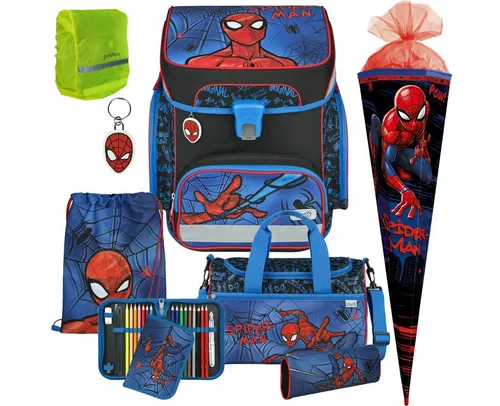 Scooli Schulranzen 1.Klasse Jungen EasyFit in unterschiedlichen Sets (8-tlg)