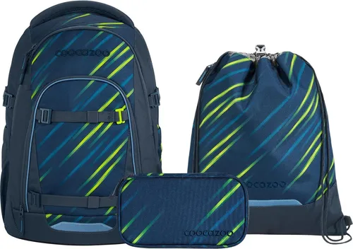 Coocazoo Mate Schulrucksack Set 3tlg. inkl. Sportbeutel (Fast Lime)
