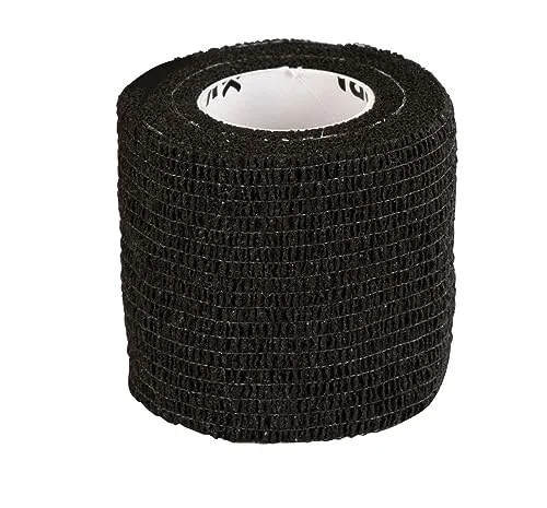 Kerbl EquiLastic selbsthaftende Bandage, schwarz, 5cm breit