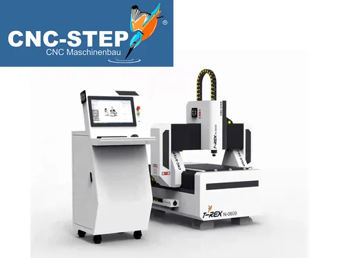 CNC-STEP T-Rex N-0609 Portalfräsmaschine - Hochpräzise CNC Portalfräsmaschine zum Fräsen, Schneiden und Gravieren. Ideal für kreative Projekte und professionelle Anwendungen. Robuste Bauweise für langlebigen Einsatz.