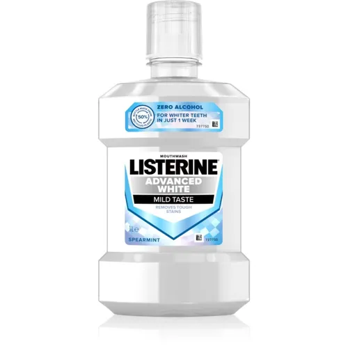 Listerine Advanced White Mild Taste Mundwasser mit bleichender Wirkung 1000 ml