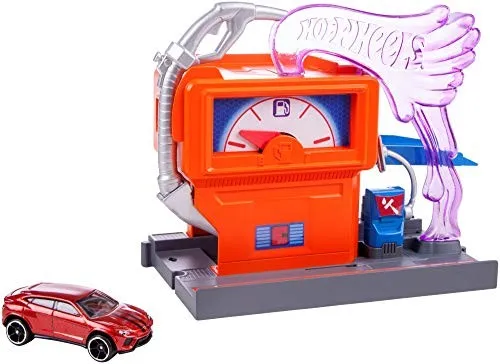Hot Wheels FMY97 City Downtown Super Fuel Stop Play Set