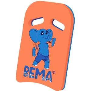 BEMA Schwimmbrett 18031, orange/blau, 34 x 21 cm, mit Griffmulden, für Kinder