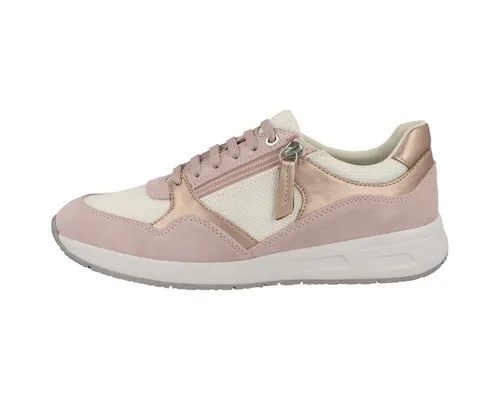 Geox D Bulmya B Damen Sneaker Turnschuhe, Sportschuhe, Freizeitschuhe, Halbschuhe, Schnürschuhe