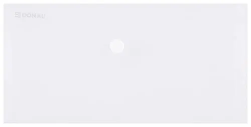 DONAU Umschlagmappe Schnappverschluss PP DL 180 Mikron Transparent / / Typ-Umschlag/Art-Mit Schnappsperre/Index-N.a. / Material-Pp/Farbe-Transparent/Format-DL/Dicke [mm]-180µm