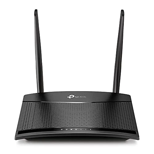 TP-Link TL-MR100 300 Mbps Wireless N LTE 4G Router, unterstützt bis zu 32 Geräte, Separates Gastnetzwerk, einfache Einrichtung und Verwendung, Verschlüsselungen für sicheres Netzwerk, 4G Router mit