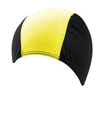 Beco Beco Herren tekstil svømmehætte Kappe, gelb/Schwarz, Einheitsgröße EU