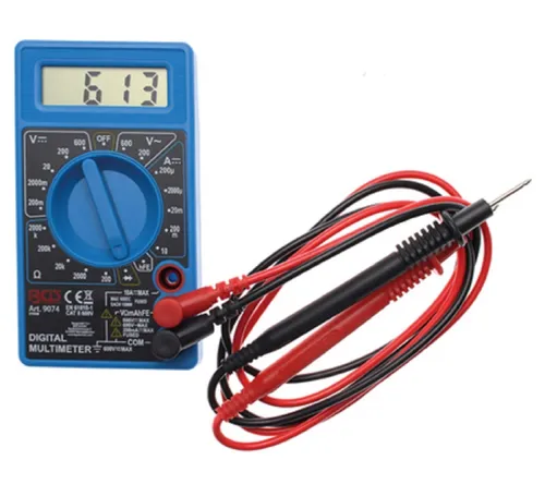 Digital-Multimeter 3 1/2 stellig CAT II hFE Dioden 600 V 2000 Ohm BGS 9074