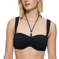 Triumph Balconette-Bikini-Top Summer Twist DP – Stilvoll und Vielseitig - Dieses gefütterte Bikini-Oberteil vereint Eleganz und Komfort. Mit abnehmbaren Trägern kann es auch als Bandeau-Top getragen werden. Der weiche, strapazierfähige Stoff sorgt für hohen Tragekomfort.
