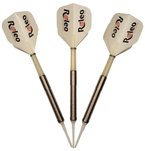 Roleo Profi Softdartpfeile RSP-1 - 90% Tungsten - 18g - Pfeile aus 90% Tungsten für präzise Würfe, ideal für ambitionierte Spieler, inklusive praktischer Box zur Aufbewahrung.