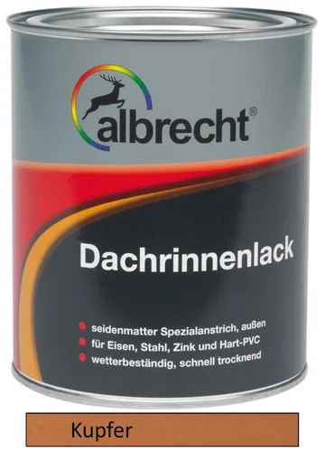 albrecht Dachrinnenlack kupfer 750ml Neu & OVP