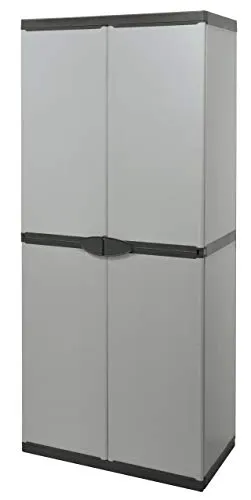 Mongarid Besenschrank 68x39,5 cm, Grey, groß