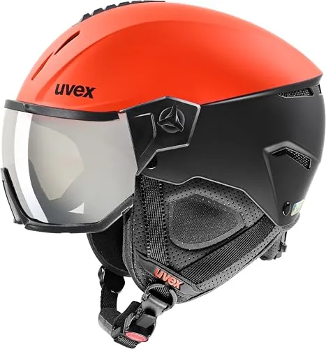 uvex instinct visor Skihelm - robuster Helm für Damen und Herren mit optimierter Belüftung - Skihelme & Snowboardhelme mit schlagfester Außenschale, stoßabsorbierender Innenschale und verstellbarem uvex IAS System für perfekten Sitz.