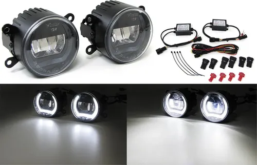 2x LED Tagfahrlicht Nebelscheinwerfer für Eclipse Grandis L200 Outlander Pajero