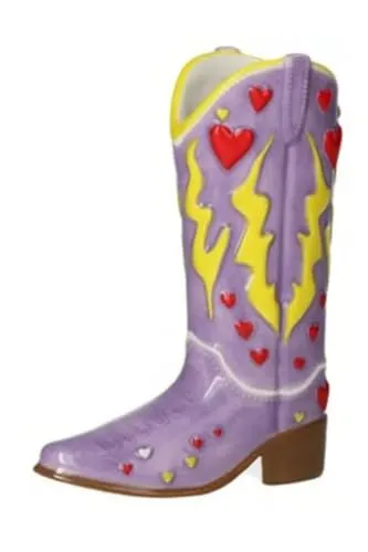 Giftcompany Mignon, Vase, Cowboystiefel, lila von GIFTCOMPANY