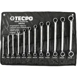 TECPO Doppel Ringschlüssel Satz 12-teilig von TECPO