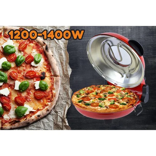 Pizzaofen elektrisch Pizzabackofen Pizza-Backstation Pizzabackmaschine 1400W