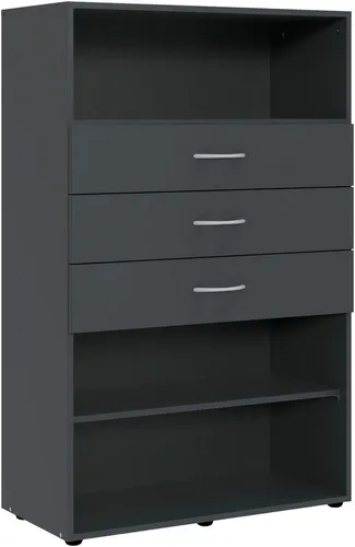 Wimex Standregal Multiraumkonzept - planbar und erweiterbar - Standregal im modernen Design, ideal als Ordnungshelfer für Büro, Gästezimmer oder Wohnraum. Matte Oberflächen und zahlreiche Kombinationsmöglichkeiten sorgen für harmonische Anpassung an dein Interieur.