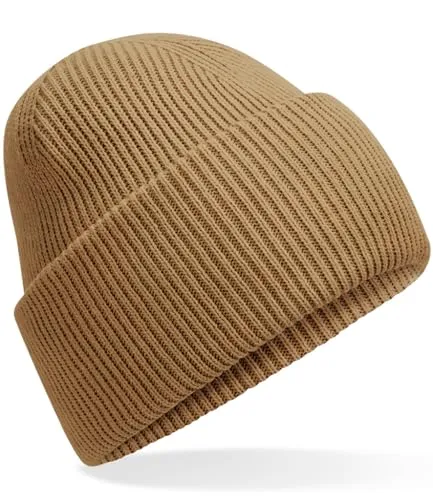 Hatstar Warme Damen Beanie Mütze | Herren Grobstrick Wintermütze | Wollmütze Strickmütze | Unisex für Damen und Herren | Weich und Dick (Biscuit)