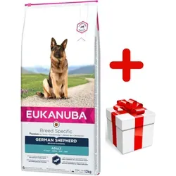 Eukanuba Breed Specific German Shepherd 12kg - Hundefutter speziell für Deutsche Schäferhunde, mit Präbiotika und Zuckerrübenschnitzel für eine gesunde Verdauung und aktives Leben.