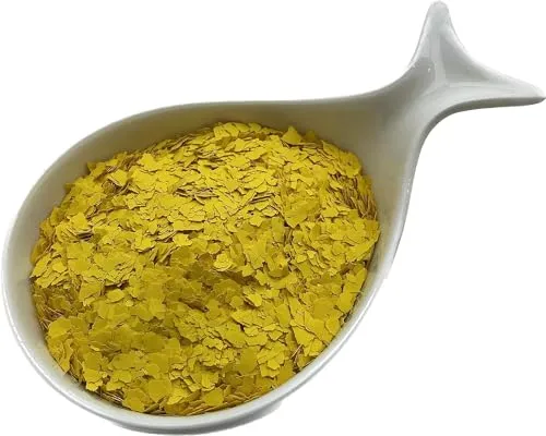 otto-online-handel 1kg Farbchips für Epoxidharz Garagenboden Bodenbeschichtung Dekochips (maisgelb)